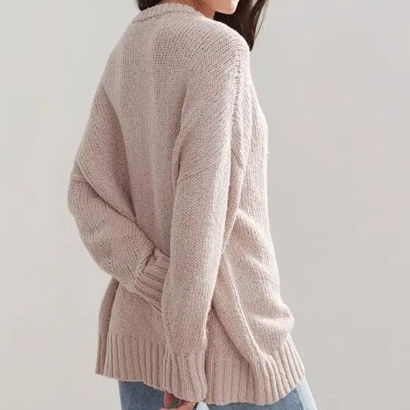 Jenni Kayne Foster Cotton Sweater Blush - Picture 3 of 10